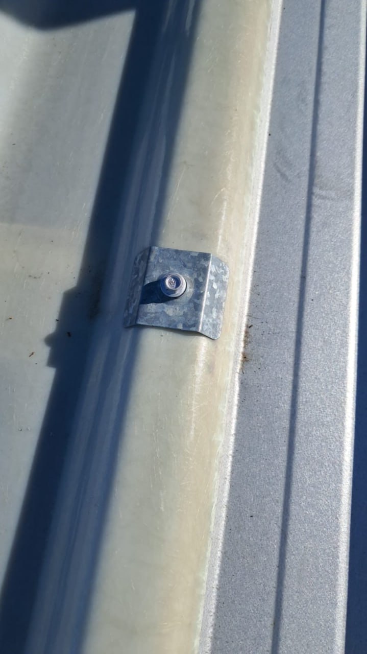 Internal gutter conversion by Envelope Roofing — gutter bracket flashing